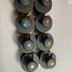 Ink Blending Tool Set - 8 Flat Bristled Gently Used Brushes